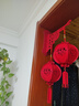天元尚品門(mén)框裝飾壁掛毛氈燈籠開(kāi)門(mén)紅裝飾品室內無(wú)紡布立體小燈籠掛件氛圍 雙燈籠+壁掛【單邊套裝】 曬單實(shí)拍圖