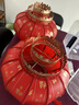 太陽(yáng)能燈籠戶(hù)外大門(mén)口庭院羊皮大紅宮燈掛飾電池家用喬遷元宵防曬 40#圓百?？睢咎?yáng)能感光燈】1個(gè) 免布線(xiàn)零點(diǎn)費 曬單實(shí)拍圖