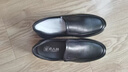老人頭皮鞋男真皮頭層牛皮商務(wù)休閑鞋透氣加肥加寬厚底爸爸鞋防滑大頭鞋 9603005黑色 42 偏大一碼 曬單實(shí)拍圖