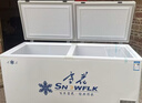 雪花（SNOWFLK）冰柜商用家用冷柜臥式大容量全冷凍柜臥柜展示柜大冰柜冷藏冷凍兩用 468升|1.73米-30℃速凍一級能效【雙溫款】 空柜溫度可達-30度丨銅管速冷低耗 曬單實(shí)拍圖