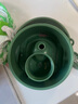 陶瓷內膽隨手咖啡杯 雙飲學(xué)生保溫杯 男女高顏值水杯子 綠色 曬單實(shí)拍圖