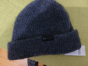 玖慕（JIUMU）山羊絨大頭圍保暖毛線(xiàn)帽秋冬羊毛針織帽冷帽冬帽堆堆帽防寒帽子男 曬單實(shí)拍圖