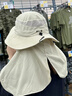 迪卡儂防曬帽漁夫帽透氣遮臉戶(hù)外登山徒步旅行遮陽(yáng)春夏防紫外線(xiàn)-4318253 曬單實(shí)拍圖