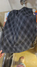 紅袖（hopeshow）撞色格紋半身裙2025冬季新款女裝復古風(fēng)氣質(zhì)百搭顯瘦輕熟直筒裙 藏青格915 XL 曬單實(shí)拍圖