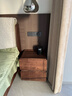 樸愫木作床頭柜黑胡桃實(shí)木儲物斗柜模塊組合收納落地邊柜客廳立柜 雙層丨現貨 曬單實(shí)拍圖