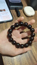 今夕招財紫金鼠手串菩提子直切桶珠半實(shí)心籽繞指柔佛珠文玩男女士手鏈 曬單實(shí)拍圖