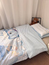 貝肽斯幼兒園被子三件套兒童六七件套寶寶入園專(zhuān)用午睡純棉被套床上用品 天空之鯨【10A抗菌 60S貢緞純棉】 【六件套】1斤被芯+1.5斤墊芯+枕芯 曬單實(shí)拍圖