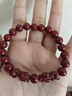 高含量朱砂雙貔貅手串男款女士戴正品紫金砂本命年護身符佛珠手鏈 8mm雙貔貅朱砂手串 曬單實(shí)拍圖