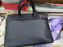 公文包定制LOGO皮質(zhì)文件包男款手提包女士通勤辦公商務(wù)大容量資料袋a4文件袋拉鏈袋多層公文袋330 黑色 曬單實(shí)拍圖