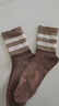 襪子女秋冬季條紋森系堆堆襪日系加厚韓版復古時(shí)尚百搭女士中筒襪 【隨機顏色】一雙 均碼 （36-40） 曬單實(shí)拍圖