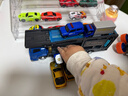 多美卡TOMY合金小汽車(chē)運輸場(chǎng)景兒童玩具警車(chē)搬運車(chē)套組新年禮物175988 曬單實(shí)拍圖