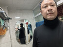 貓人長(cháng)袖t恤男德絨高領(lǐng)【遠紅外】秋冬青年保暖純色抗靜電男打底衫 曬單實(shí)拍圖