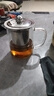 直身泡茶壺茶水分離高硼硅玻璃不銹鋼內膽茶具套裝煮茶泡茶壺 直身鋼漏壺350ML 曬單實(shí)拍圖
