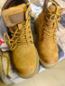 ZHR馬丁靴女戶(hù)外登山防撞大黃靴女厚底徒步旅行工裝女靴 AH569駝色37 曬單實(shí)拍圖