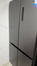 美的（Midea）531十字對開(kāi)四開(kāi)門(mén)冰箱雙系統雙循環(huán)風(fēng)冷無(wú)霜家用電冰箱一級能效變頻大容量保鮮全空間抗菌凈味 【505升】MR-531WSPZE 蒼穹灰 曬單實(shí)拍圖