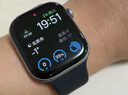 Apple/蘋(píng)果 Watch S11 智能手表GPS款42毫米亮黑色鋁金屬表殼黑色運動(dòng)型表帶S/M MEU94CH/B 曬單實(shí)拍圖