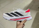 adidas 二代閃充跑鞋 ADIZERO SL2 M WIDE競訓體測跑鞋男阿迪達斯 灰白/黑色/亮紅   42 曬單實(shí)拍圖