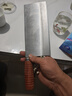 十八子作專(zhuān)業(yè)廚師刀復合鋼刀具 切片刀花梨木柄 名典2號菜刀桑刀F208-2 曬單實(shí)拍圖