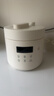 olayks立時(shí)電壓力鍋小型2.5L電高壓鍋2-4人智能調壓高壓燜煮開(kāi)蓋收汁迷你壓力電飯煲湯鍋多功能電飯煲 陶白 2.5L 【單膽】 曬單實(shí)拍圖