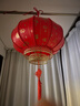 新新精藝新年燈籠仿羊皮大紅燈籠春節過(guò)年裝飾陽(yáng)臺大門(mén)福字店鋪商場(chǎng)宮燈 曬單實(shí)拍圖