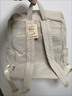 【商場(chǎng)同款】日式無(wú)印雙肩包電腦背包大容量男女簡(jiǎn)約收納休閑背包 米白 36*18*40cm 曬單實(shí)拍圖