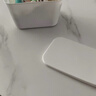 晟旎尚品雜物收納盒家用零食玩具桌面儲物盒玩具零食整理筐整理箱收納箱 大號加高加厚【2只裝】帶蓋 白色 曬單實(shí)拍圖