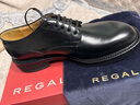 REGAL麗格T83C舒適輕便男士皮鞋固特異制法百搭休閑皮鞋男德比皮鞋 B(黑色) 41 曬單實(shí)拍圖