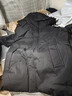 羅蒙（ROMON）鵝絨羽絨服男士2025新款冬季極寒加厚保暖外套商務(wù)休閑短款羽絨服 黑色【抗寒零下30攝氏度】 L 135-155斤 曬單實(shí)拍圖