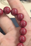 普陀山高含量朱砂手串紫金砂本命佛925銀手鏈轉運珠情侶生日禮物 曬單實(shí)拍圖
