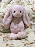 Jellycat害羞胭脂粉色邦尼兔柔軟舒適動(dòng)物毛絨玩偶兒童生日情人節禮物 害羞胭脂粉色邦尼兔 Medium 曬單實(shí)拍圖