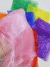 皓梵潔舞蹈絲巾紗巾兒童舞蹈考級古典舞絲巾彩色方巾幼兒園表演早教道具 7色【各1條】 曬單實(shí)拍圖