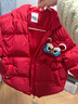 巴拉巴拉童裝兒童羽絨服男童女童2025新款春裝拜年服紅色國風(fēng)寶寶外套加厚 曬單實(shí)拍圖