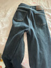 TERRE BLEUE闊腿加絨加厚牛仔褲女2025秋冬季新款微喇褲顯瘦女士休閑喇叭褲子 曬單實(shí)拍圖