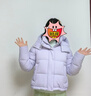 波司登（BOSIDENG）25新款羽絨服女短款90絨可脫卸帽小個(gè)子顯高顯瘦彈力收腰保暖外套 丁香草紫6435 S 160/84A 體重約100-110斤 曬單實(shí)拍圖