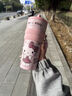 NEXT ROAD英國聯(lián)名hellokitty豹紋吸管保溫杯女生大容量杯子高顏值禮物水杯 禮品裝甜美豹紋凱蒂貓660ml【陶瓷覆層內膽】 曬單實(shí)拍圖