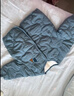 巴厘小豬兒童棉服套裝男童校服內搭神器秋冬季女童打底家居服睡衣寶寶棉襖 月光藍 80 曬單實(shí)拍圖