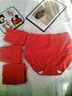 都市麗人本命年馬年女士紅色內褲女純棉高腰收腹大碼鴻運三角褲4條XL 曬單實(shí)拍圖