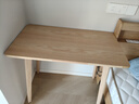 實(shí)木橡木書(shū)桌家用簡(jiǎn)約中小學(xué)生小戶(hù)型學(xué)習寫(xiě)字桌臥室臺式電腦桌 橡木書(shū)桌90*50 高75 市區送貨上門(mén) 曬單實(shí)拍圖
