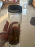 京東京造 茶杯 雙層玻璃水杯男士泡茶水分離隔熱杯子500ml 曬單實(shí)拍圖