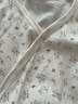 春秋款純棉嬰兒衣服A類(lèi)新生兒月子服無(wú)骨連體包屁衣睡衣 小碎花 66cm （3-6個(gè)月） 曬單實(shí)拍圖