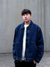 Calvin KleinJeans【金珉奎同款】春秋男士美式ck純棉寬松翻領(lǐng)潮殼牛仔外套 0JX-牛仔藍 M 曬單實(shí)拍圖