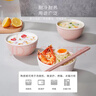 雙立人（ZWILLING）【會(huì )員專(zhuān)享】餐具碗筷陶瓷碗面碗米飯碗喝湯碗 粉色碗直徑120mm-6件套 曬單實(shí)拍圖