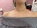 伊燦小香風(fēng)滿(mǎn)天星仿珍珠吊墜項鏈女小眾高級感鎖骨鏈2025新款爆款頸鏈 小香風(fēng)滿(mǎn)天星珍珠吊墜項鏈 曬單實(shí)拍圖