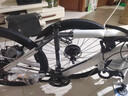 ICOLOUR自行車(chē)成人山地車(chē)變速公路車(chē)輕便運動(dòng)活飛單車(chē)騎行學(xué)生越野公路車(chē) 26寸24速頂配磨砂灰 充氣胎 曬單實(shí)拍圖
