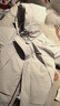 鴨鴨（YAYA）羽絨服男女同款2025秋冬新品戶(hù)外工裝連帽外套HY 冰晶灰色 L (175) 曬單實(shí)拍圖