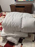 LOVO羅萊A類(lèi) 95%昆侖白鵝絨羽絨被 冬被 1000g填充200*230cm 白色 曬單實(shí)拍圖