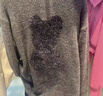太平鳥(niǎo)女裝毛衣冬季款定位紋樣套衫針織衫長(cháng)袖上衣寬松 玫粉 S 曬單實(shí)拍圖