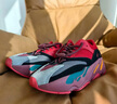 阿迪達斯新年紅yeezy700火焰椰子青少年學(xué)生休閑鞋HQ6979 UK4.5碼37碼 曬單實(shí)拍圖
