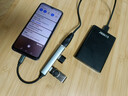 Masentek Type-C轉USB3.0金屬分線(xiàn)器擴拓展塢高速集線(xiàn)器HUB筆記本電腦硬U鍵盤(pán)鼠標一拖四多4口轉換接頭蘋(píng)果 曬單實(shí)拍圖