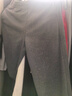 EP雅瑩直筒褲女 格雷系松緊腰舒適長(cháng)絨棉高腰褲子 商場(chǎng)同款6408C 灰色 無(wú)燙鉆 M 曬單實(shí)拍圖
